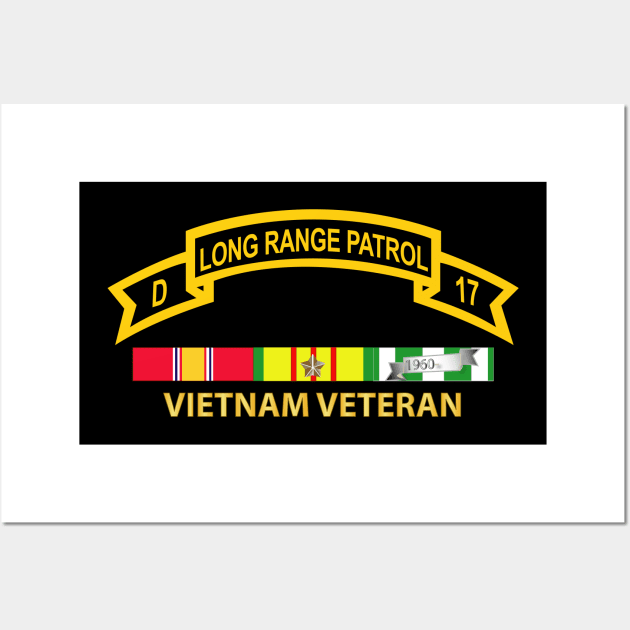 Troop D 17th Cav Long Range Patrol Vietnam Vet w VN SVC Wall Art by twix123844